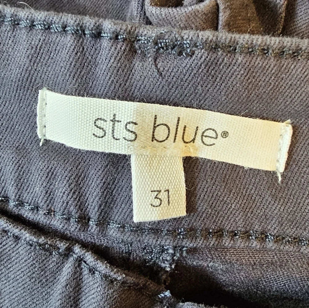 Stitch Fix STS BLUE Mandy Bootcut Mid Rise Black Flare Jeans Women's Size 31